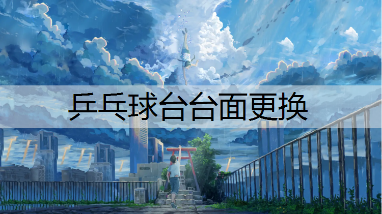 乒乓球台台面更换