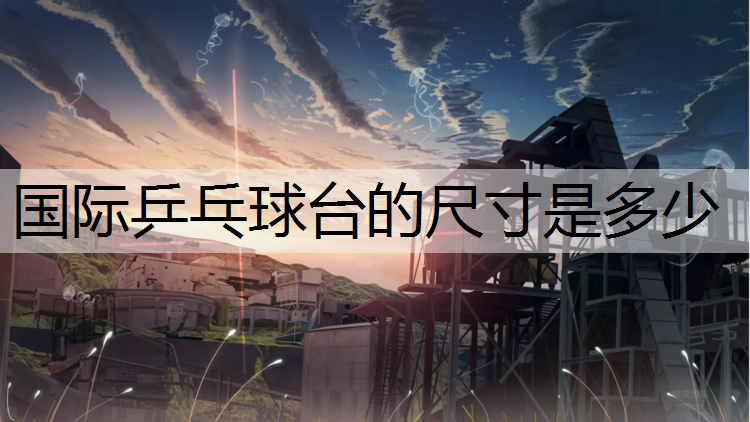 国际乒乓球台的尺寸是多少